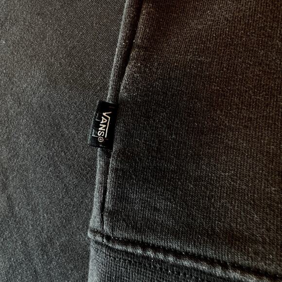 EUC Men's Vans Thrasher Off The Wall Black Flame Sweatshirt | Embroidered MEDIUM - Picture 11 of 11